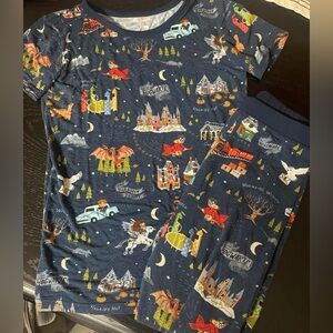 Little Sleepies pjs size 7/8 - Harry Potter